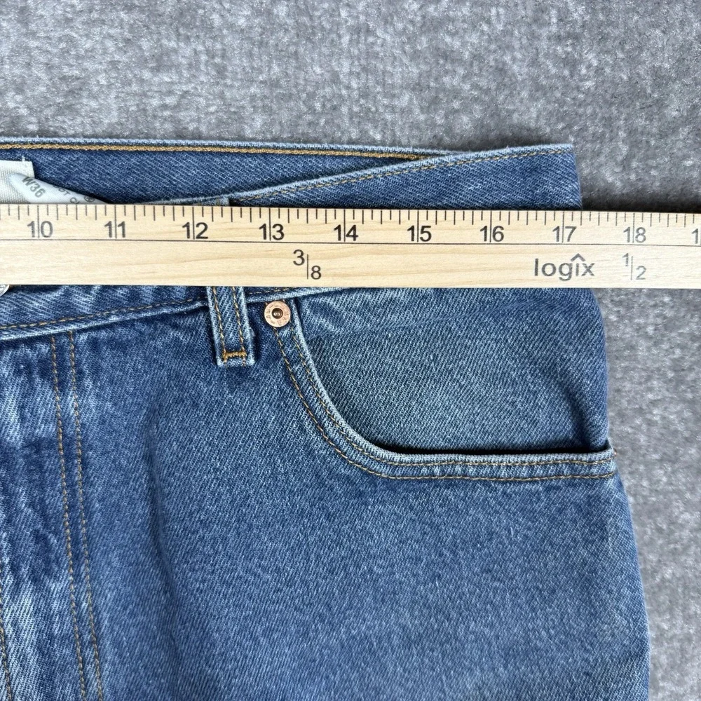 Y2K VTG‎ Levi's 517 Jeans Men's 36x30 (Fits 34x30) Blue Denim Distressed Bootcut